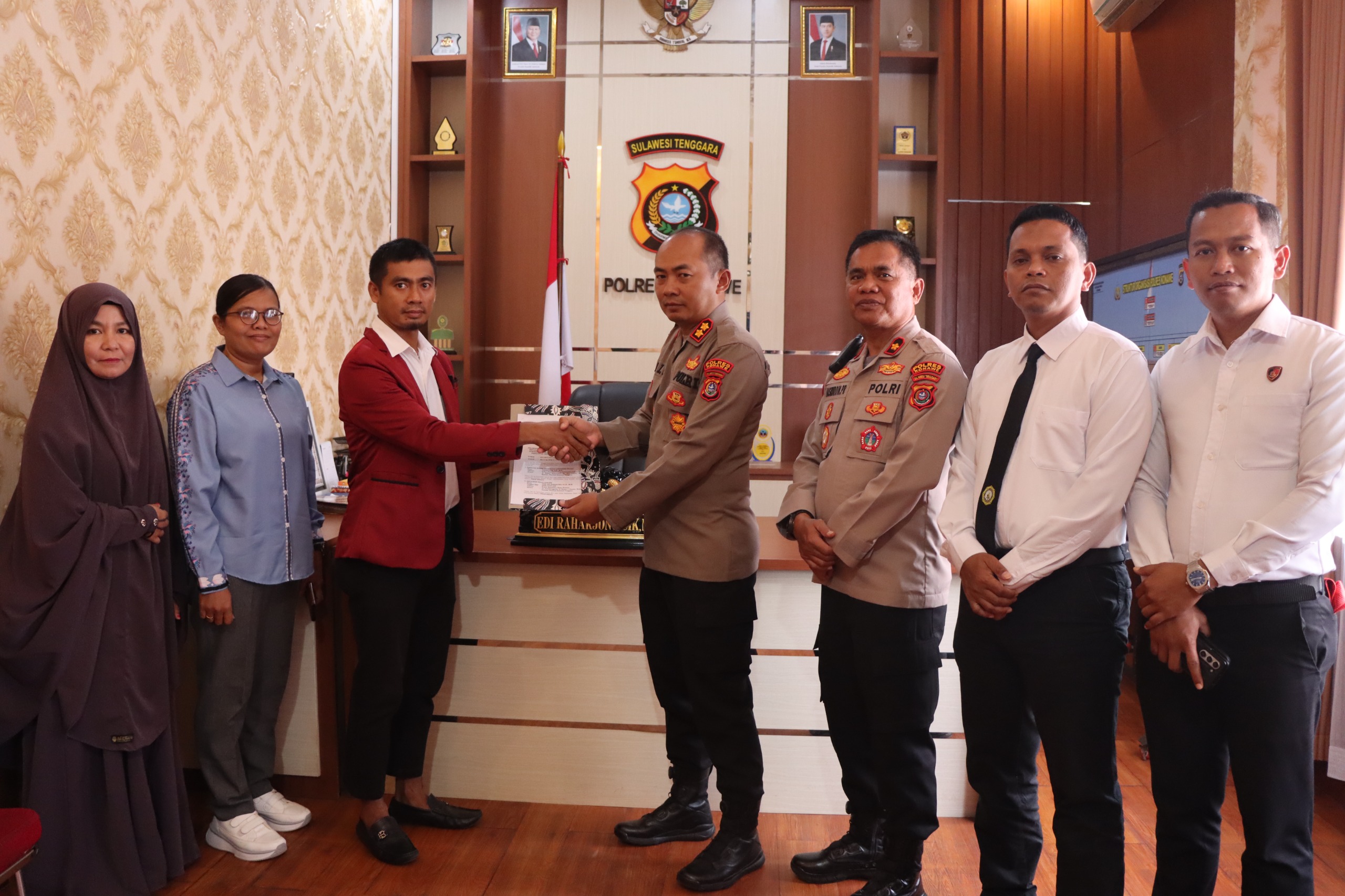 Fakultas Hukum Universitas Lakidende Perkuat Kerja Sama dengan Polres Konawe
